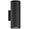 Hinkley Silo 12" High Black Finish Modern LED Outdoor Wall Light