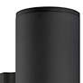 3_Hinkley Silo 12" High Black Finish Modern LED Outdoor Wall Light more views