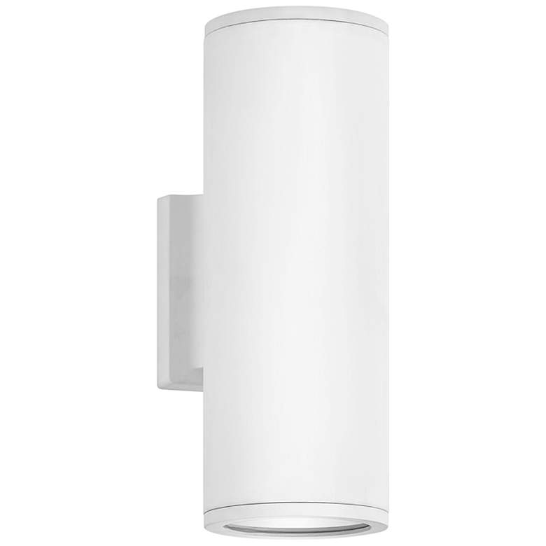 Image 2 Hinkley Silo 12 inch High Satin White LED Outdoor Wall Light