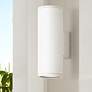 Hinkley Silo 12" High Satin White LED Outdoor Wall Light
