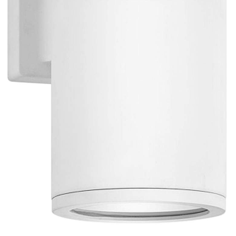 Image 4 Hinkley Silo 12 inch High Satin White LED Outdoor Wall Light more views