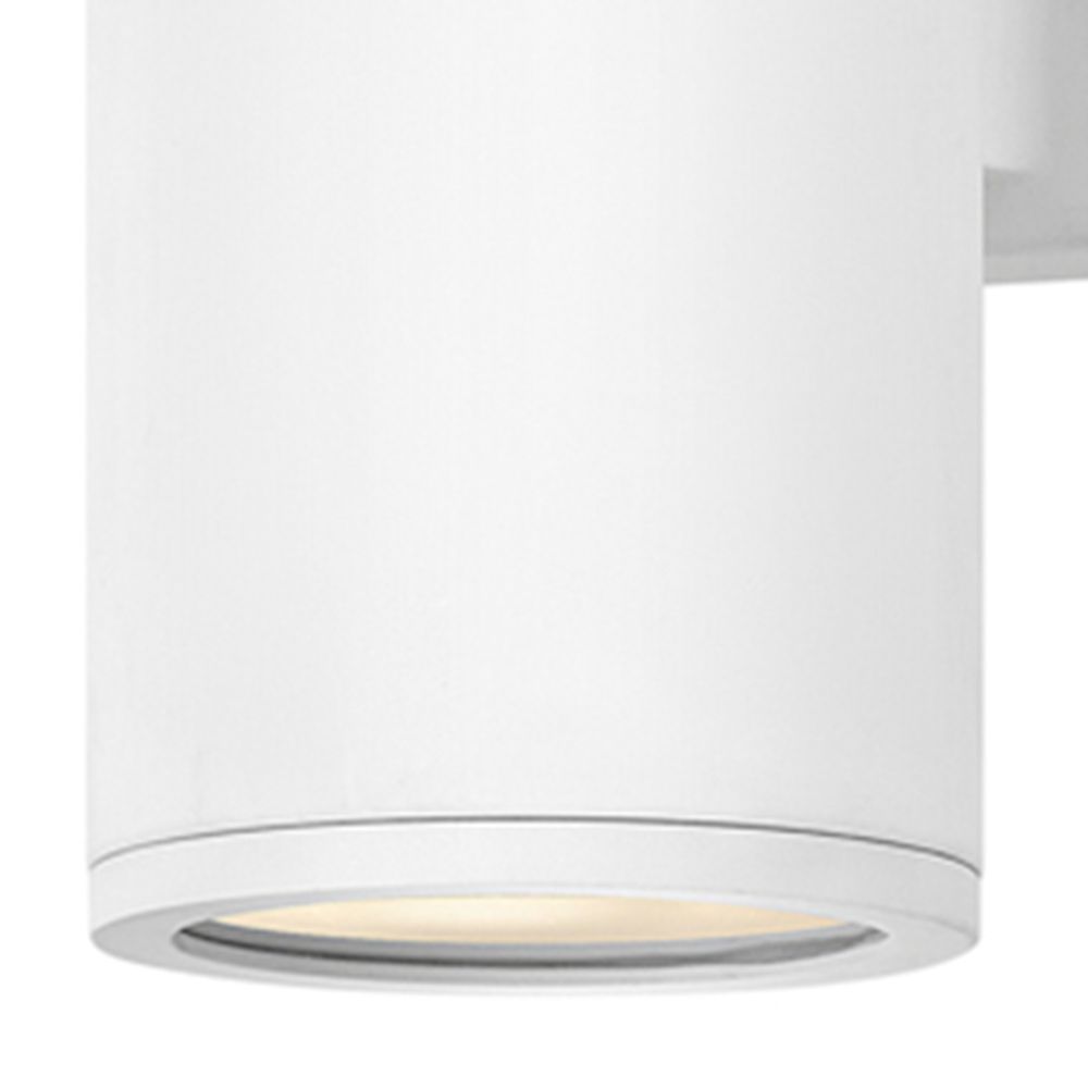 Image 6 Hinkley Silo 12" High Satin White LED Outdoor Wall Light more views