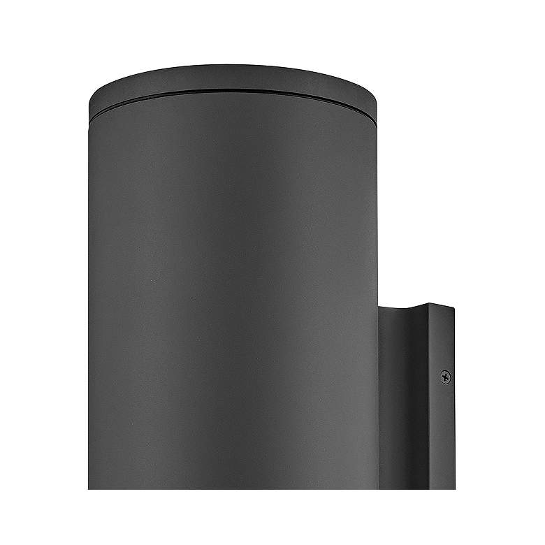 Image 2 Hinkley Silo 16" High Black LED Outdoor Wall Light more views