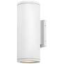 2_Hinkley Silo 16" High Textured White LED Outdoor Wall Light more views