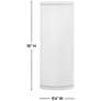 3_Hinkley Silo 16" High Textured White LED Outdoor Wall Light more views