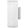 6_Hinkley Silo 16" High Textured White LED Outdoor Wall Light more views