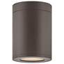 Hinkley Silo 5" Wide Architectural Bronze LED Outdoor Ceiling Light