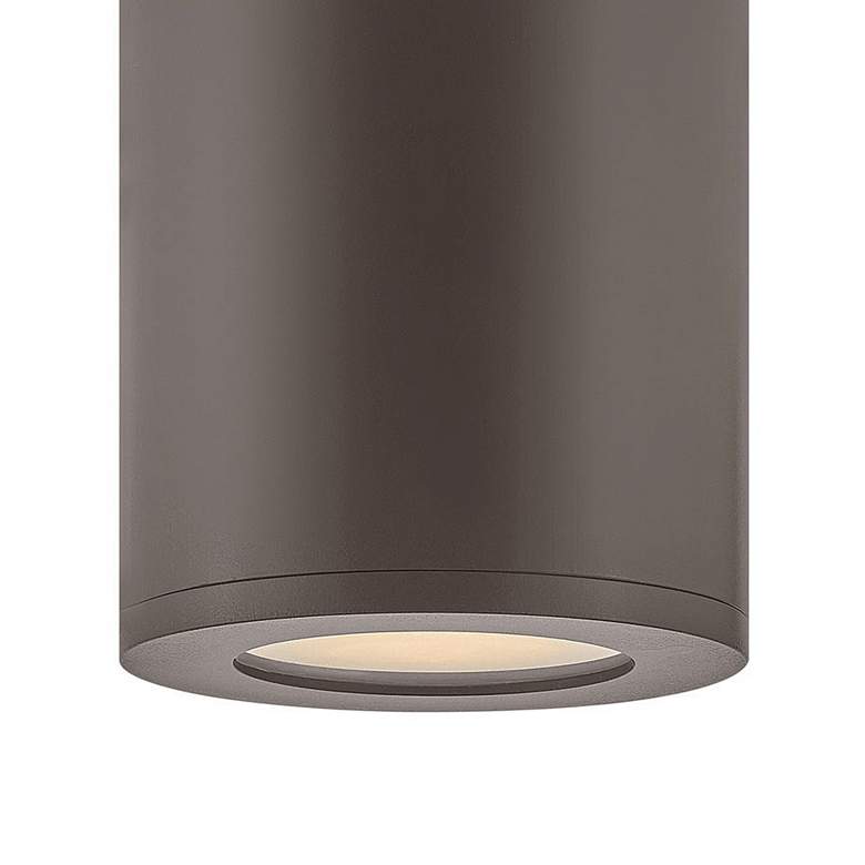 Image 2 Hinkley Silo 7" High Architectural Bronze LED Outdoor Ceiling Light more views