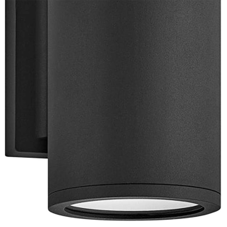 Image 4 Hinkley Silo 8 inch High Black Cylinder Modern LED Outdoor Wall Light more views