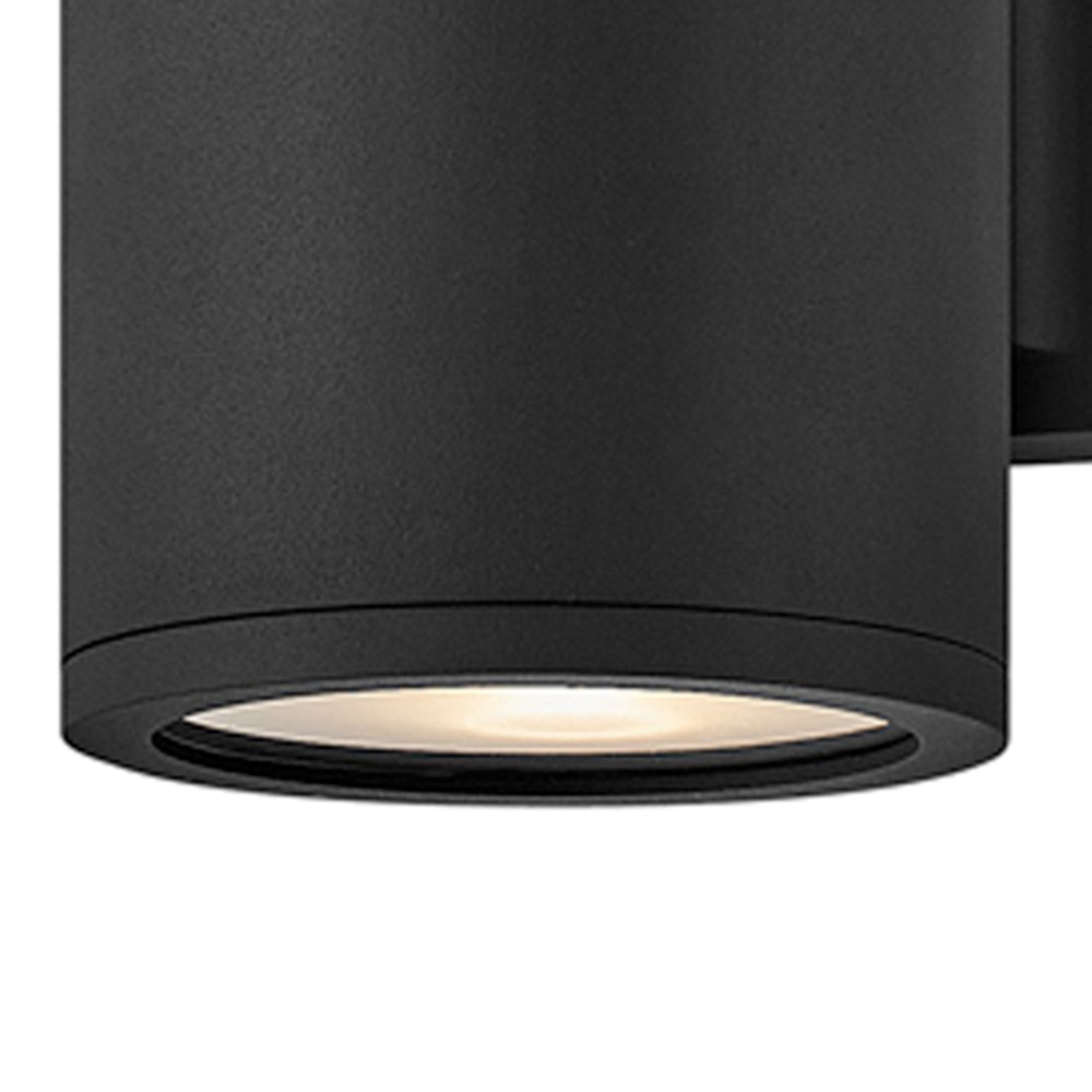 Image 5 Hinkley Silo 8" High Black Cylinder Modern LED Outdoor Wall Light more views