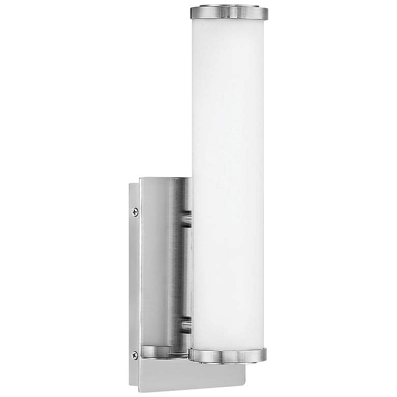Image 1 Hinkley Simi 12 1/2" High Brushed Nickel LED Wall Sconce
