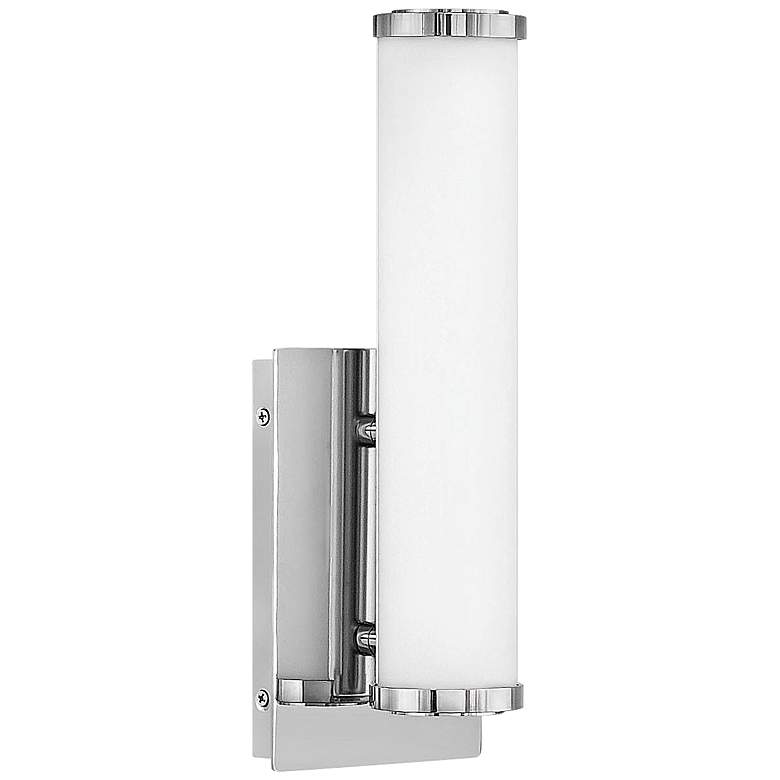 Image 1 Hinkley Simi 12 1/2 inch High Chrome LED Wall Sconce