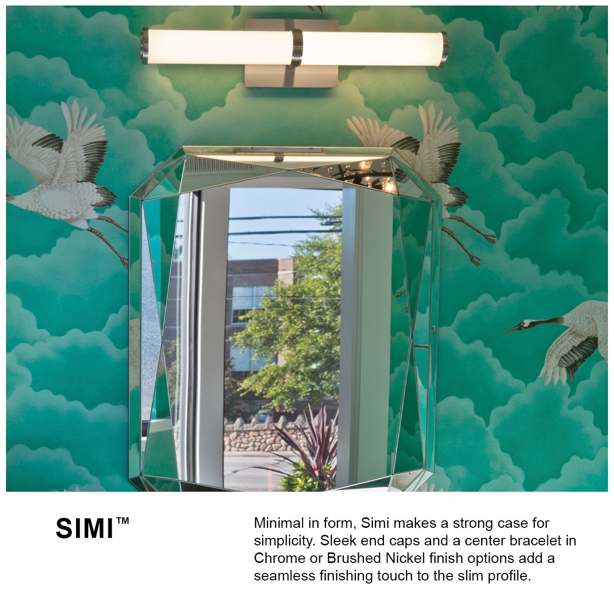 Hinkley Simi 22 3/4" Wide Chrome LED Bath Light