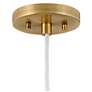 6_Hinkley Simon 13" Wide Matte White with Brass Pendant Light more views