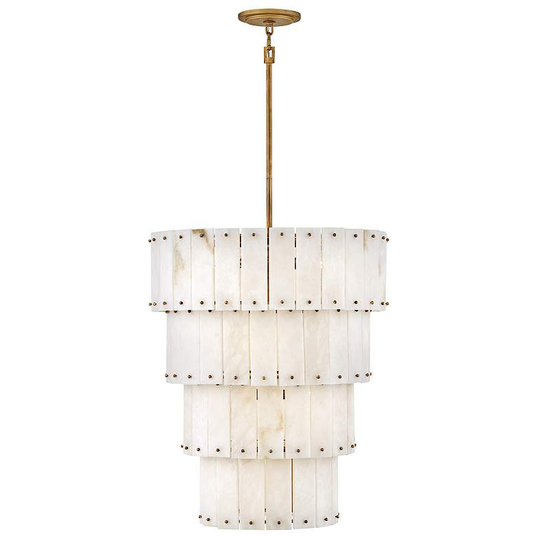 Image 1 Hinkley Simone 24" Wide Burnished Gold Tiered Chandelier