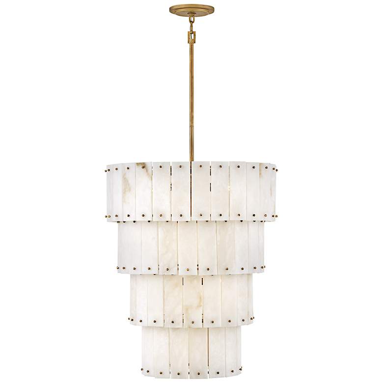 Image 2 Hinkley Simone 24" Wide Burnished Gold Tiered Chandelier more views