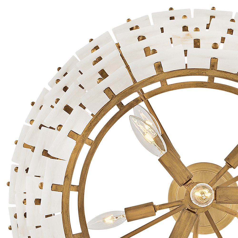 Hinkley Simone 24" Wide Burnished Gold Tiered Chandelier