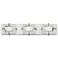 Hinkley Sisley 22"W Polished Nickel 3-Light LED Bath Light