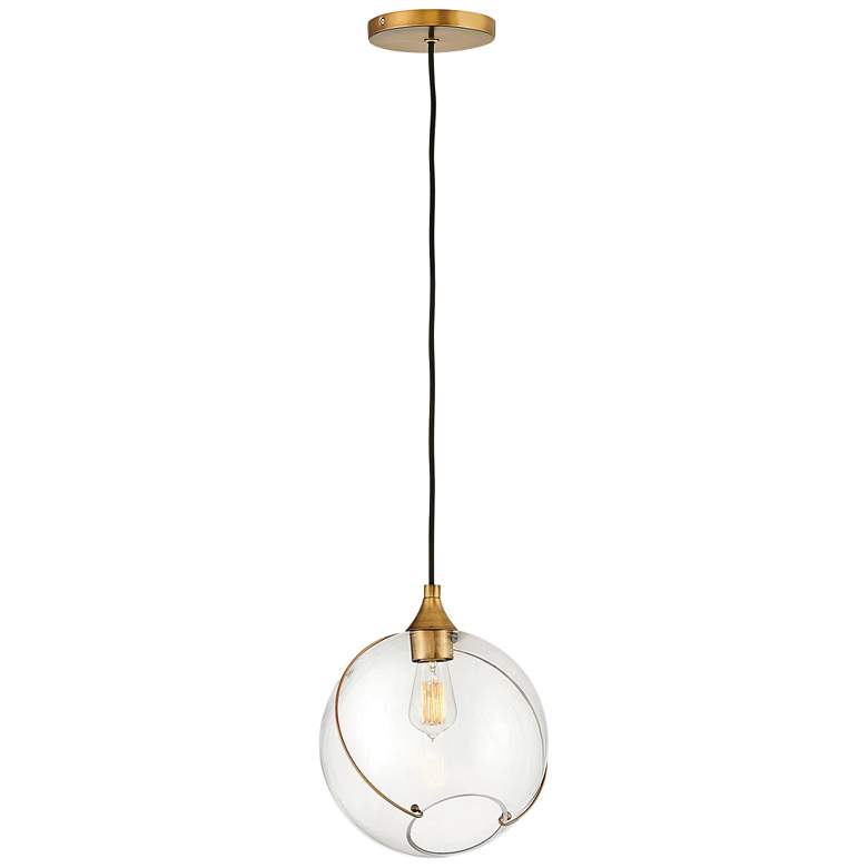 Image 2 Hinkley Skye 10 3/4" Wide Heritage Brass Mini Pendant Light