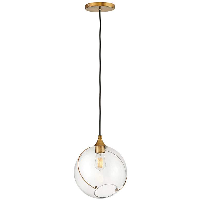 Image 2 Hinkley Skye 10 3/4 inch Wide Heritage Brass Mini Pendant Light