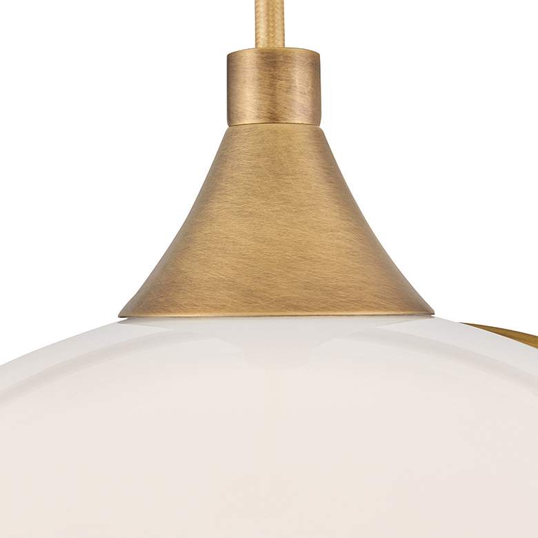 Image 4 Hinkley Skye 10 3/4" Wide Heritage Brass Mini Pendant more views