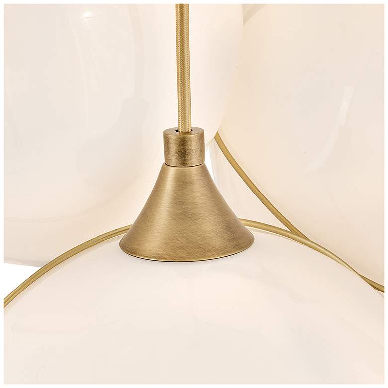 Image 3 Hinkley Skye 24" Wide Heritage Brass 6-Light Pendant more views