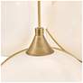 3_Hinkley Skye 24" Wide Heritage Brass 6-Light Pendant more views