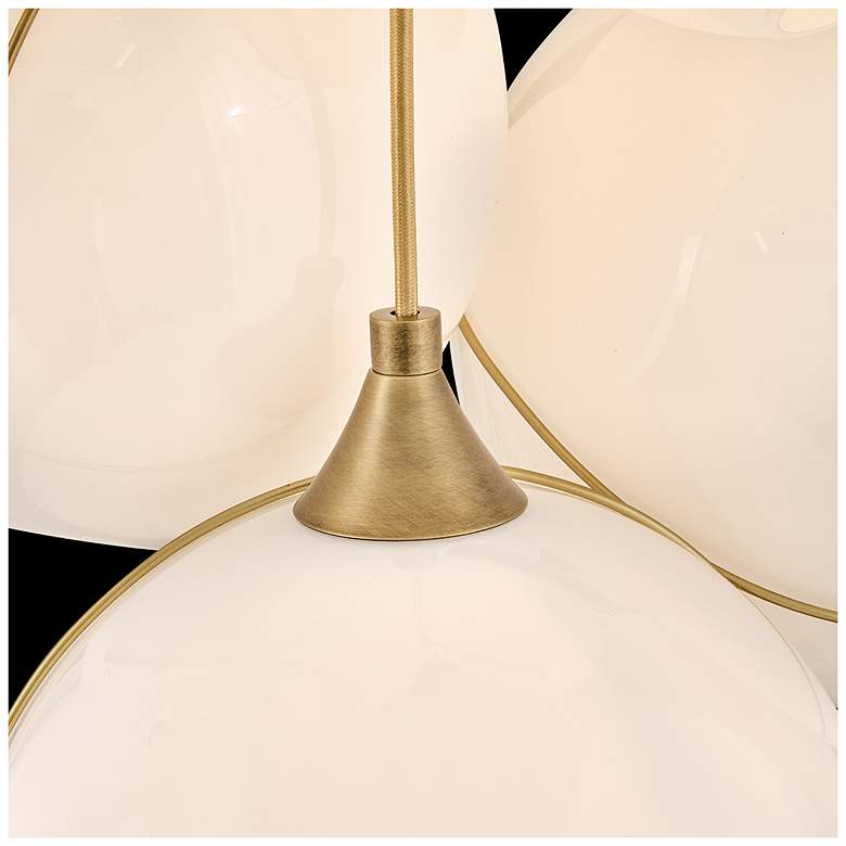 Image 4 Hinkley Skye 24" Wide Heritage Brass 6-Light Pendant more views