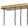 6_Hinkley Skye 60.3" Wide Brass and Clear Glass Linear Chandelier more views