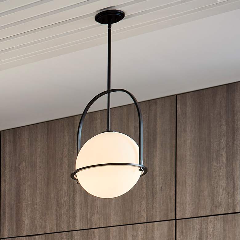 Image 1 Hinkley Somerset 11 1/2" Modern Globe Semi-Flush Mount Ceiling Light