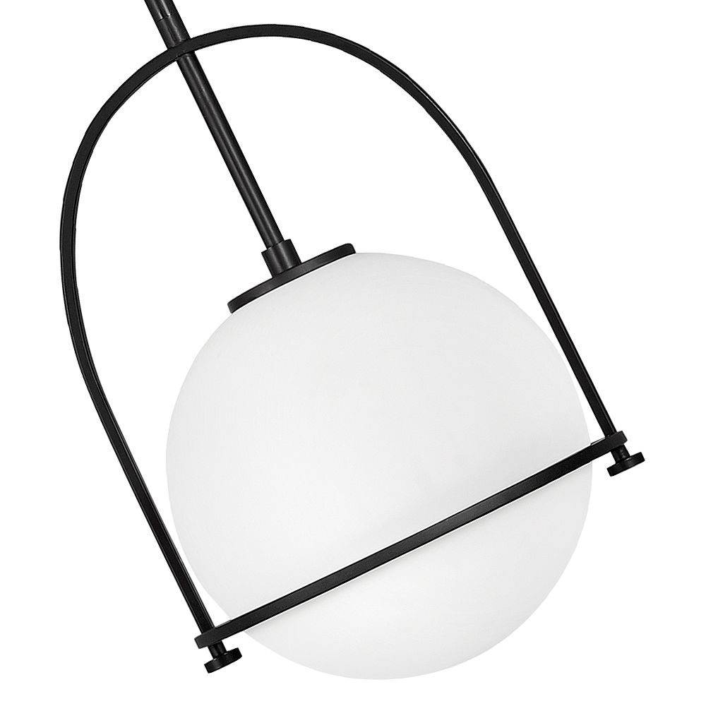 Hinkley Somerset 11 1/2" Wide Black Orb Globe Mini Pendant Light