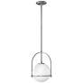 2_Hinkley Somerset 11 1/2" Wide Brushed Nickel Mini Pendant Light