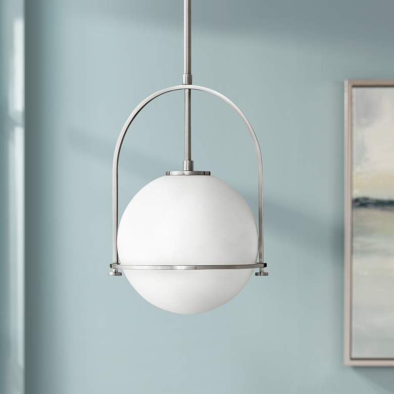 Image 1 Hinkley Somerset 11 1/2" Wide Brushed Nickel Mini Pendant Light