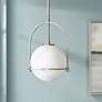 1_Hinkley Somerset 11 1/2" Wide Brushed Nickel Mini Pendant Light