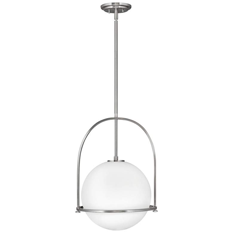 Image 2 Hinkley Somerset 15 1/2 inch Wide Brushed Nickel Pendant Light