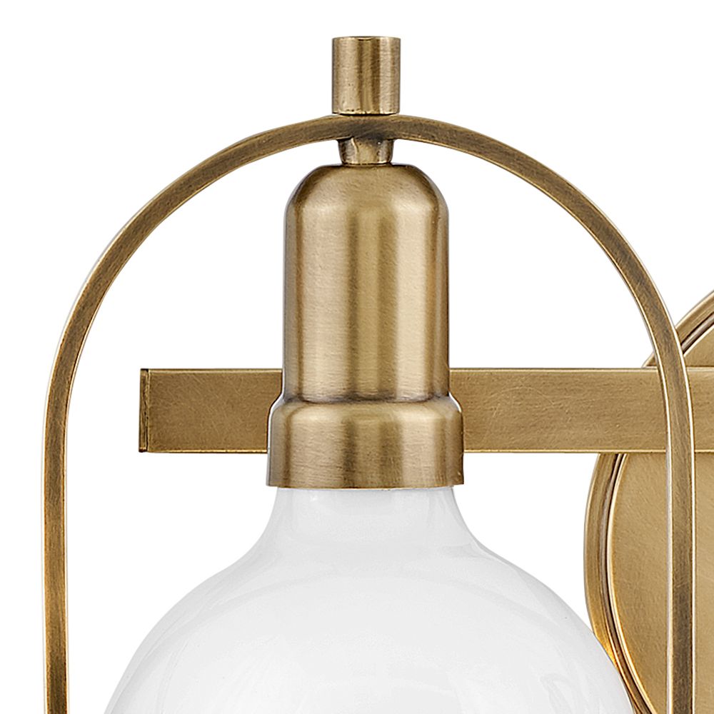 Hinkley Somerset 16" Wide Heritage Brass 2-Light Bath Light