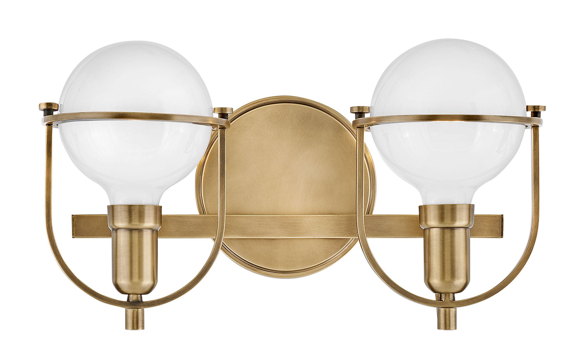 Hinkley Somerset 16" Wide Heritage Brass 2-Light Bath Light