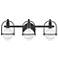 Hinkley Somerset 25" Wide Black Finish Three Light Vanity Bath Light