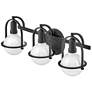 6_Hinkley Somerset 25" Wide Black Finish Three Light Vanity Bath Light more views
