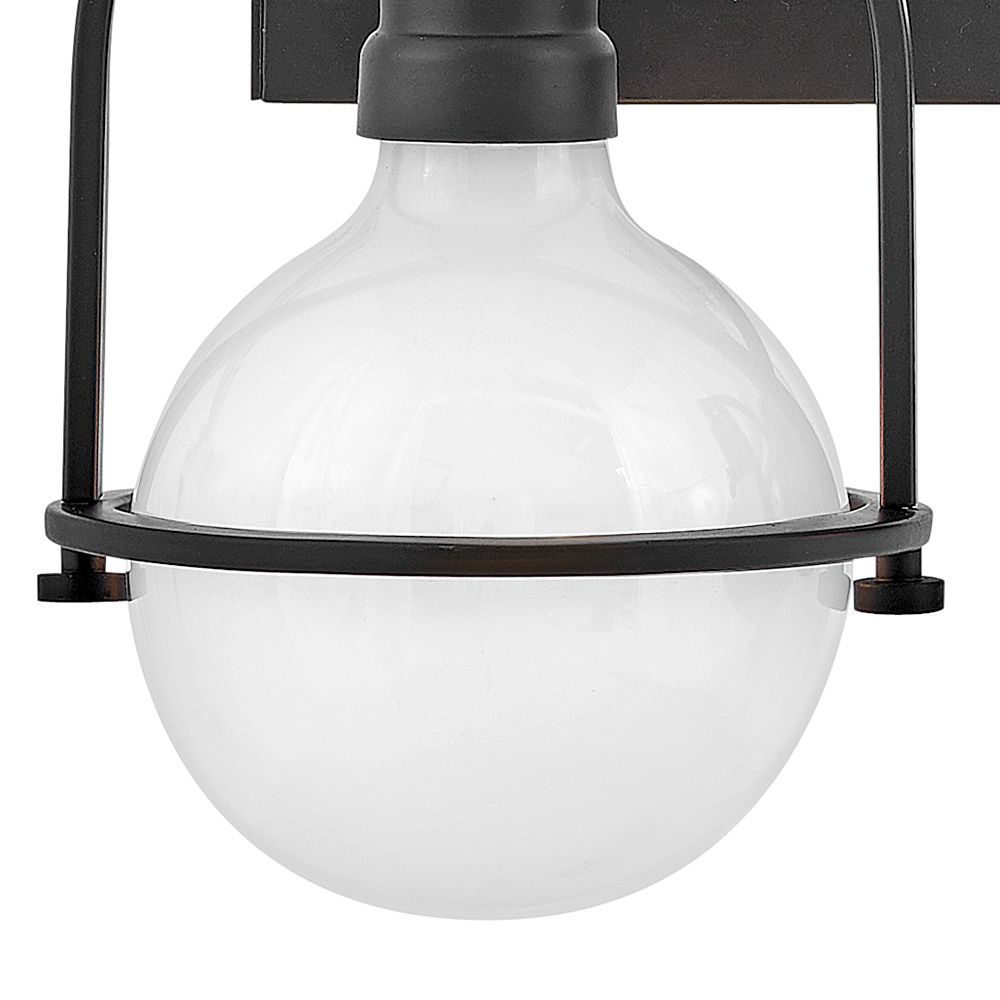 Hinkley Somerset 25" Wide Black Finish Three Light Vanity Bath Light