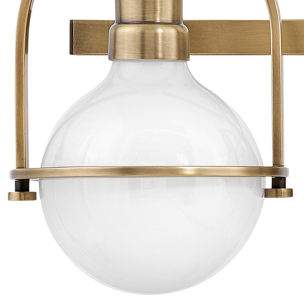 Hinkley Somerset 25" Wide Heritage Brass 3-Light Bath Light