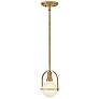 1_Hinkley Somerset 6 1/4" Wide Heritage Brass Mini Pendant