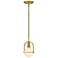 Hinkley Somerset 6 1/4" Wide Heritage Brass Mini Pendant
