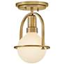 4_Hinkley Somerset 6 1/4" Wide Heritage Brass Mini Pendant more views