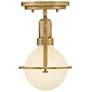6_Hinkley Somerset 6 1/4" Wide Heritage Brass Mini Pendant more views
