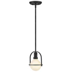 Hinkley Somerset Extra Small Convertible Semi Flush Mount 6.25" Black