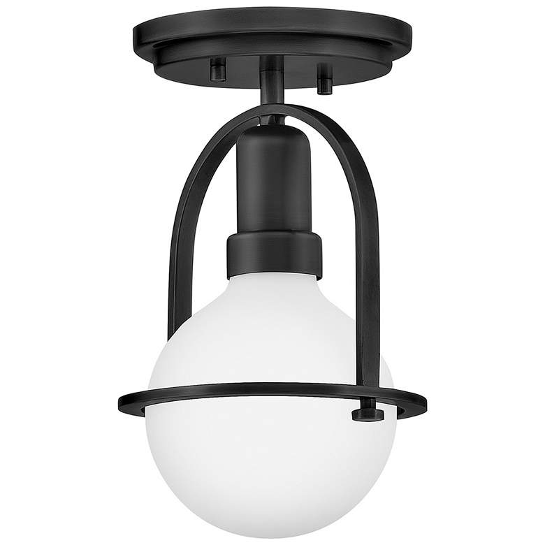 Image 5 Hinkley Somerset Extra Small Convertible Semi Flush Mount 6.25" Black more views