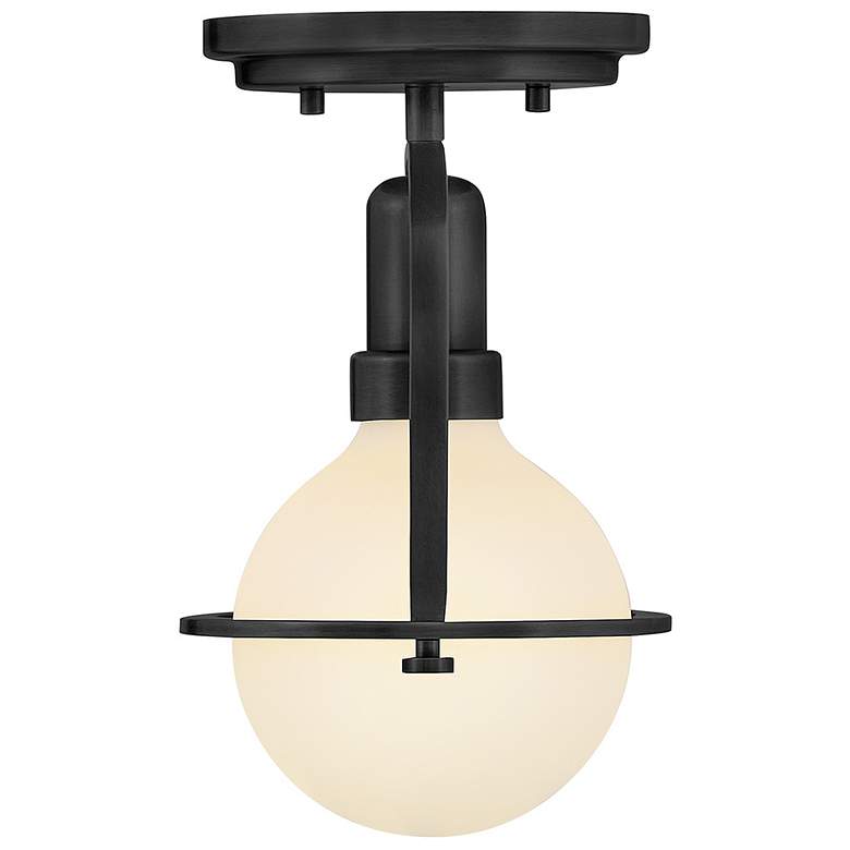 Image 6 Hinkley Somerset Extra Small Convertible Semi Flush Mount 6.25" Black more views