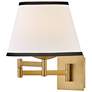1_Hinkley Sonia 13 1/4" High Lacquered Brass Wall Sconce