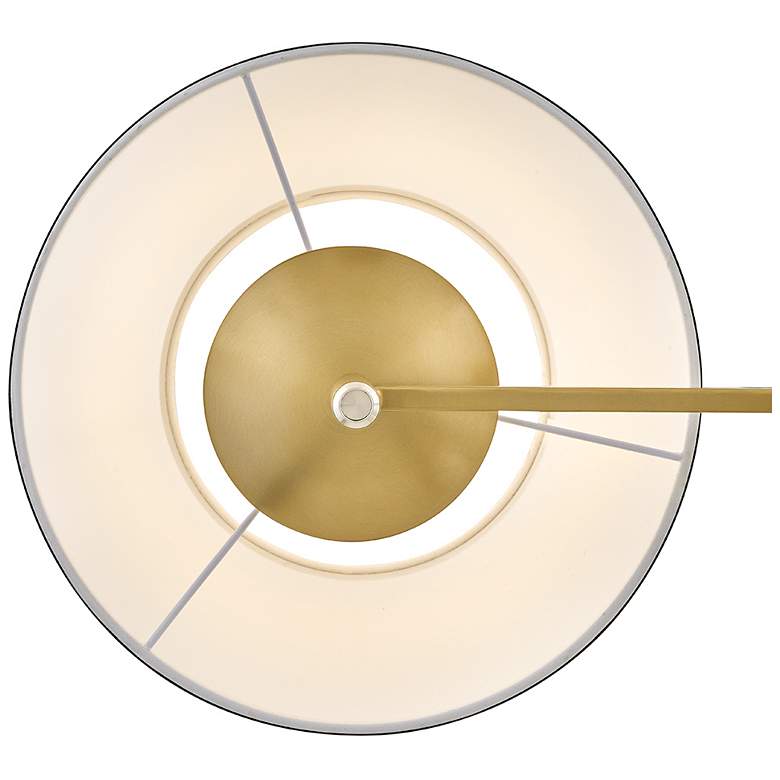 Image 5 Hinkley Sonia 13 1/4" High Lacquered Brass Wall Sconce more views